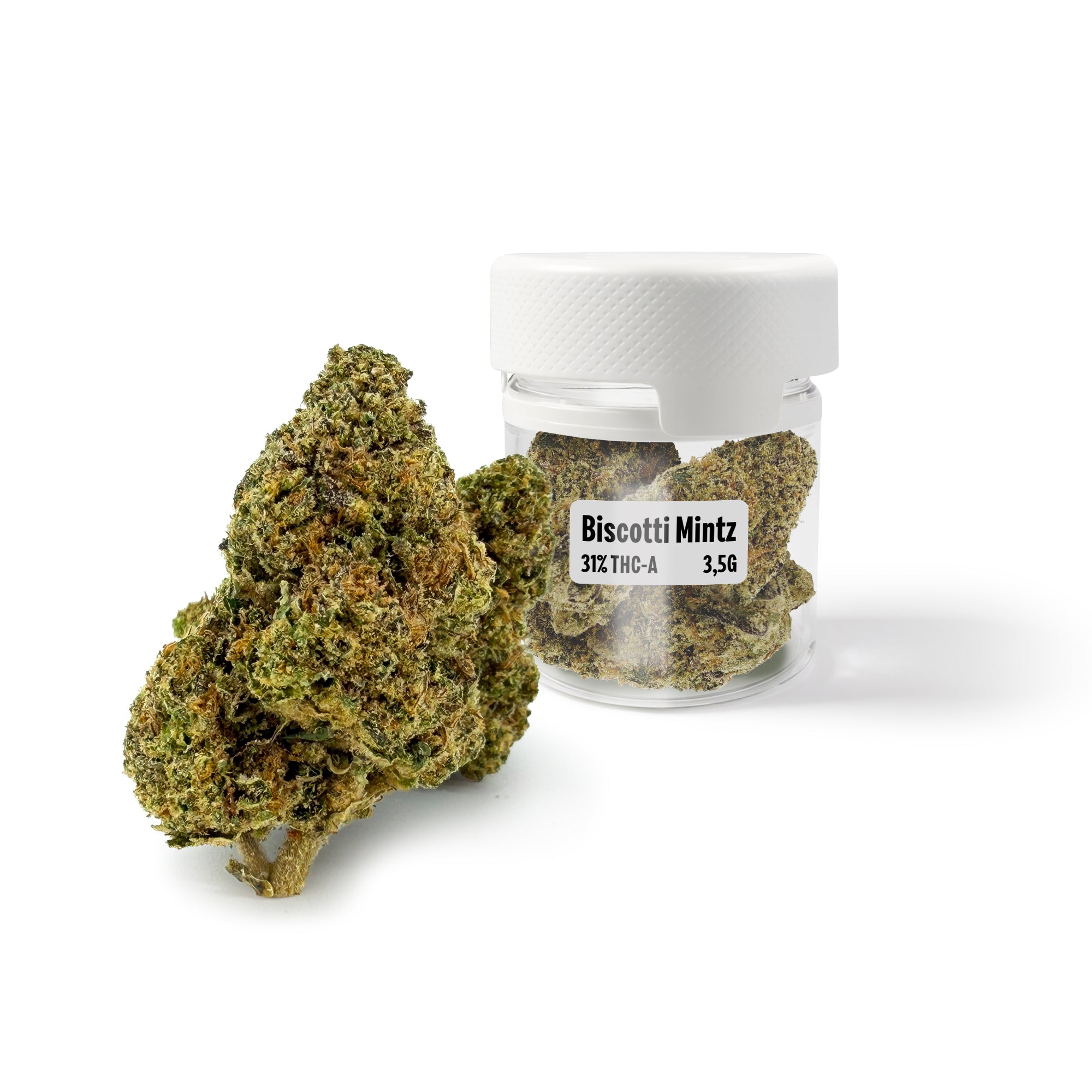 THC-A 31% Flower Biscotti Mintz