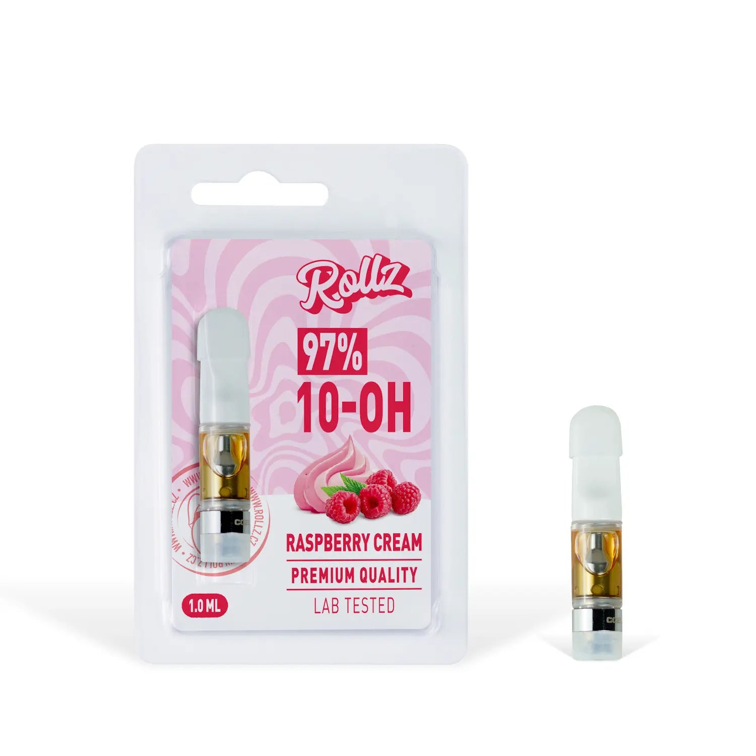 ROLLZ 10-OH live resin cartridge 1 ml – Raspberry Cream, 510, own production.