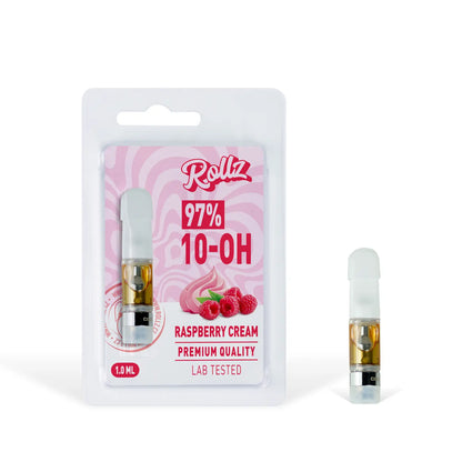 ROLLZ 10-OH live resin cartridge 1 ml – Raspberry Cream, 510, own production.