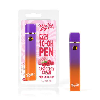 ROLLZ 10-OH live resin vape – Raspberry Cream, 0.5 ml.