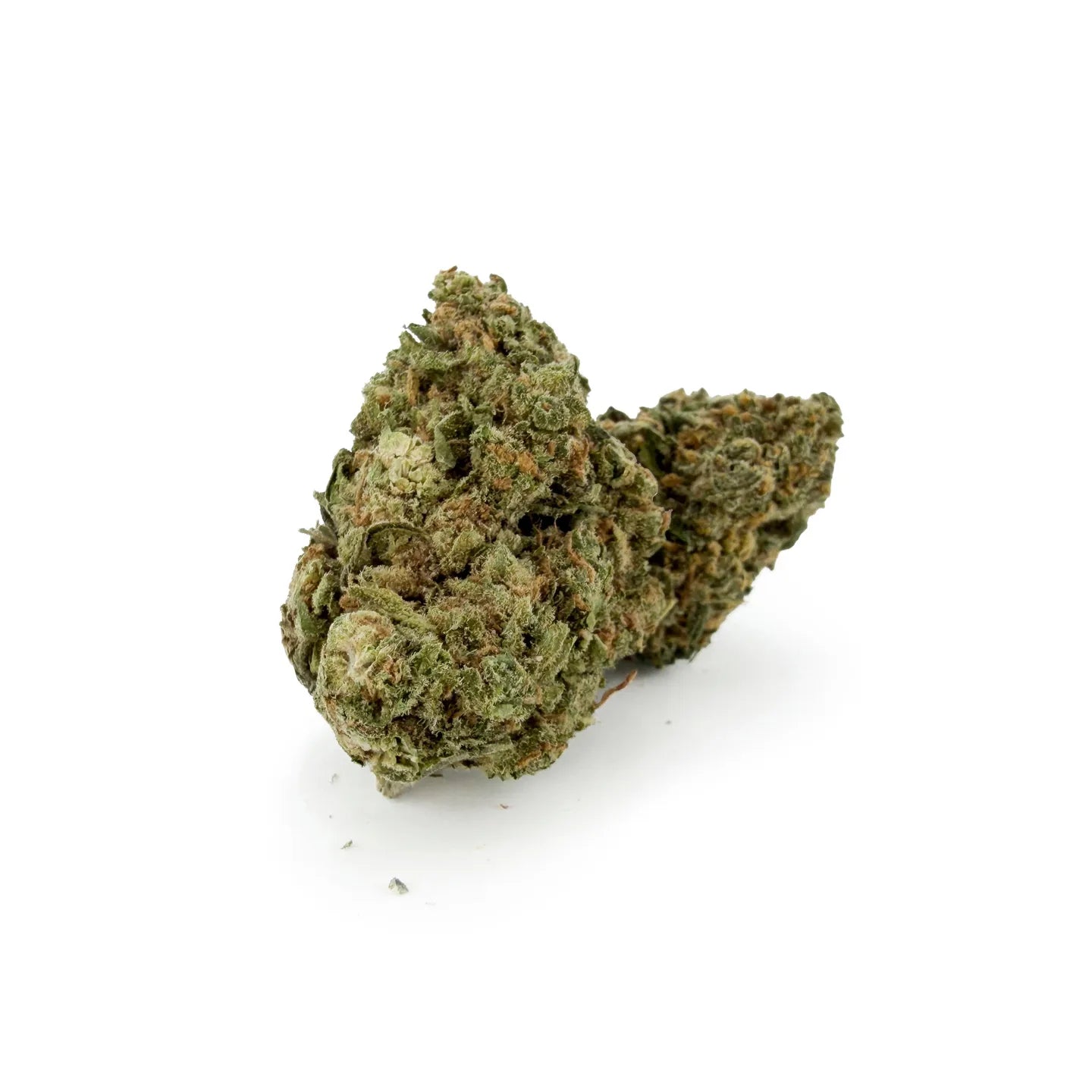 Rollz Candy Runtz Close-up of a cannabis bud on a white background