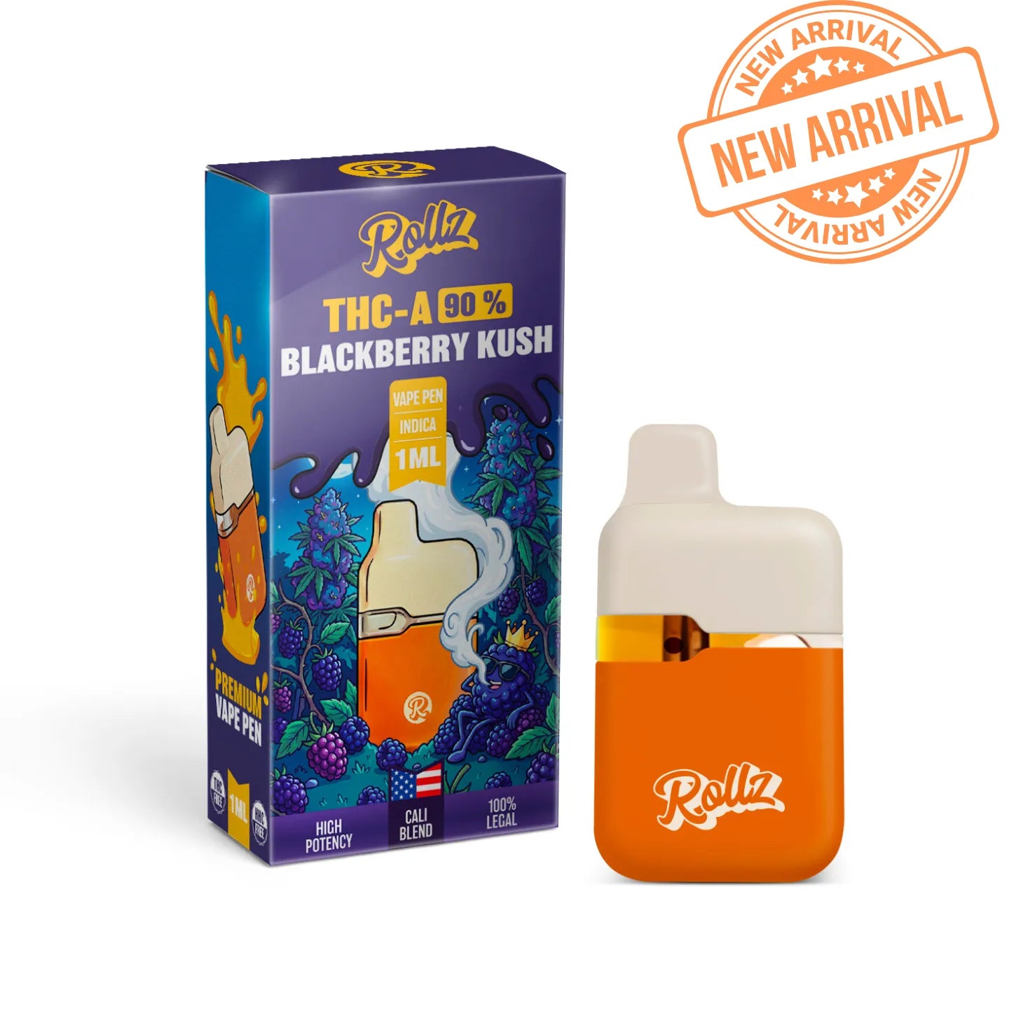 ROLLZ 1ML THCA VAPE CCELL 90% | RollzEurope.com  Rollz Europe